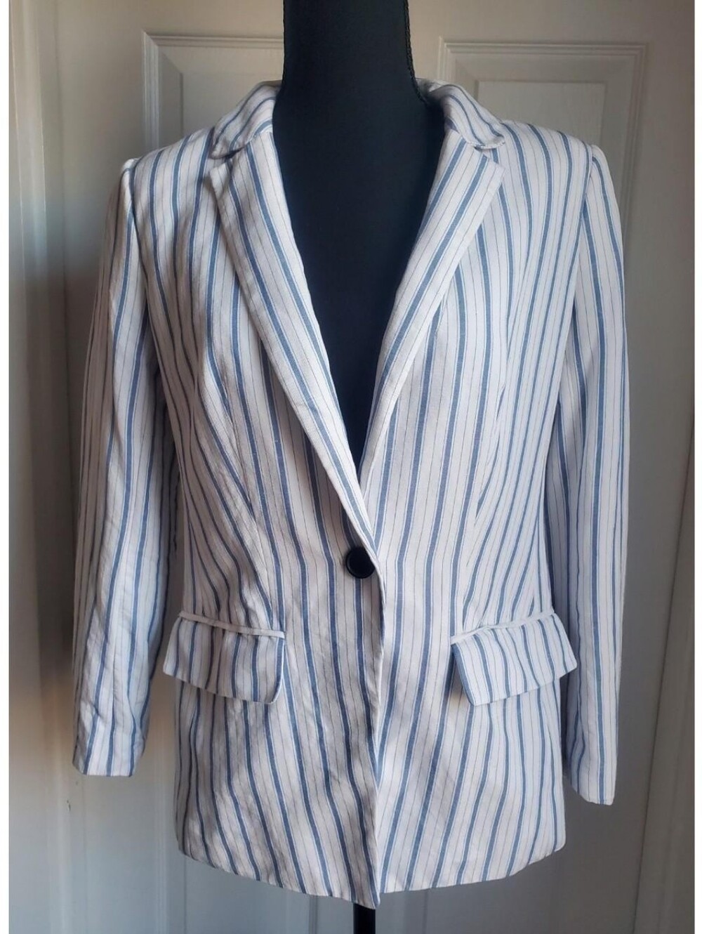 LOFT Petite Striped Blazer